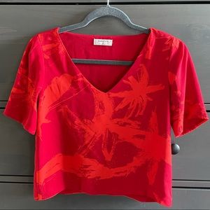Babaton cropped blouse 🍒